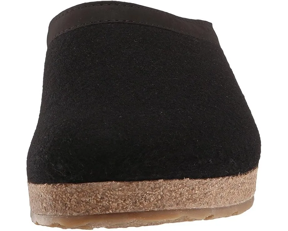 Клоги Haflinger GZL Leather Trim Grizzly с кожаной окантовкой