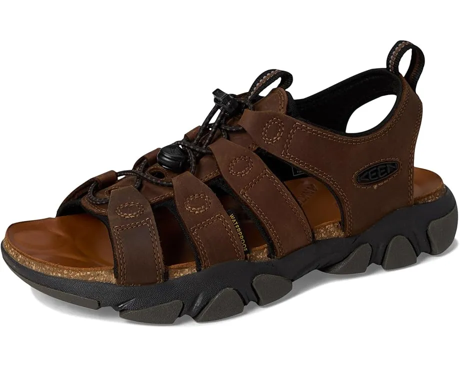 Сандалии KEEN Daytona II с водонепроницаемой кожей и пробковой подошвой