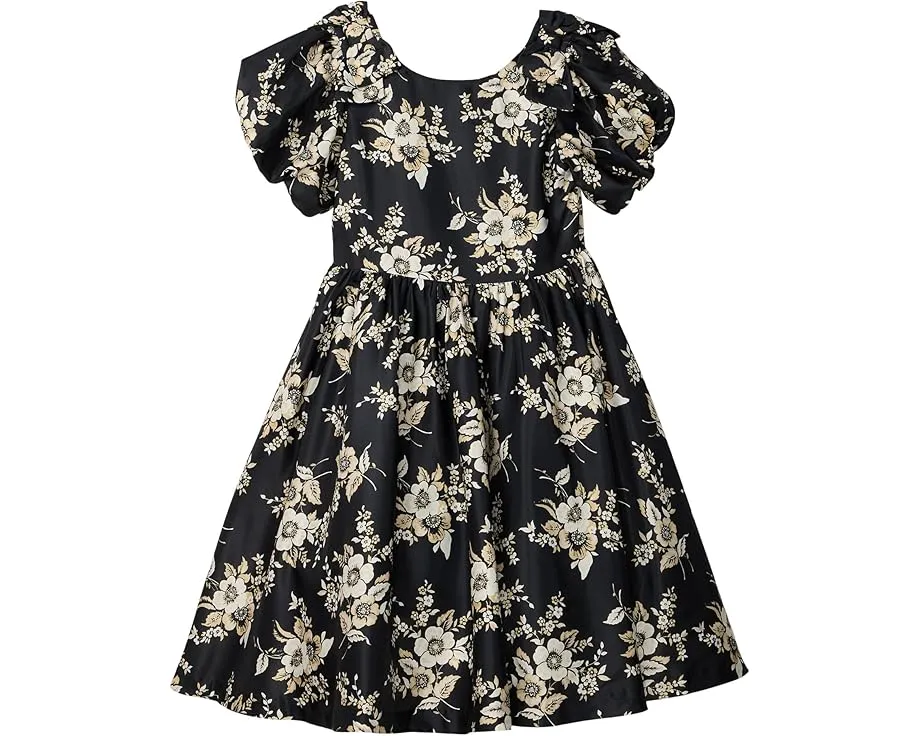 Нарядное платье с цветочным принтом Janie and Jack для девочки с тюлем