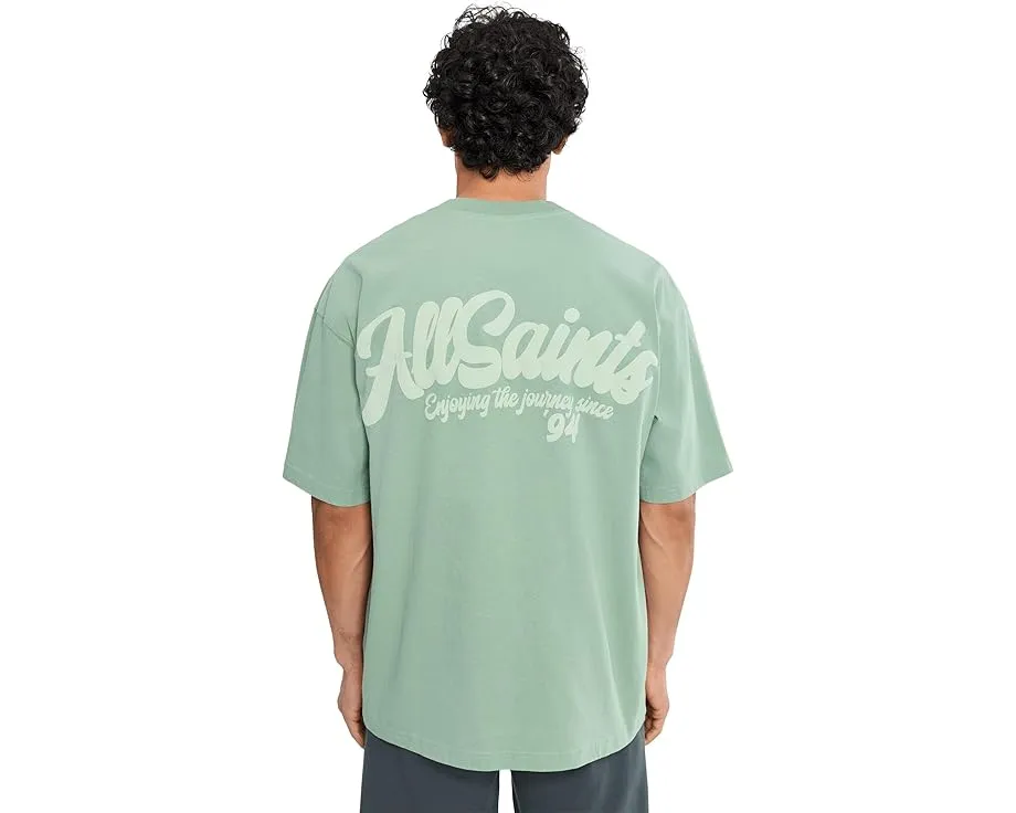 Футболка AllSaints Odyssey Short Sleeve Crew с надписью