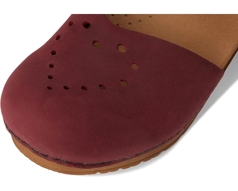 Sanita Heart профессиональные сандалии с закрытым носком из промасленной кожи