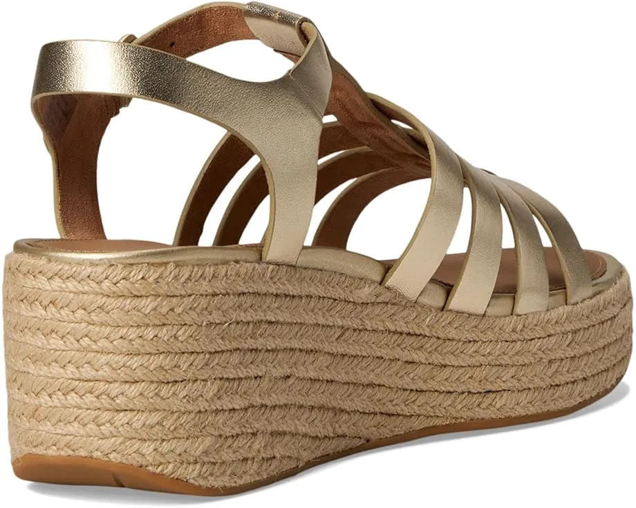 Сандалии FitFlop PLATFFORMS на платформе с эспадрильей