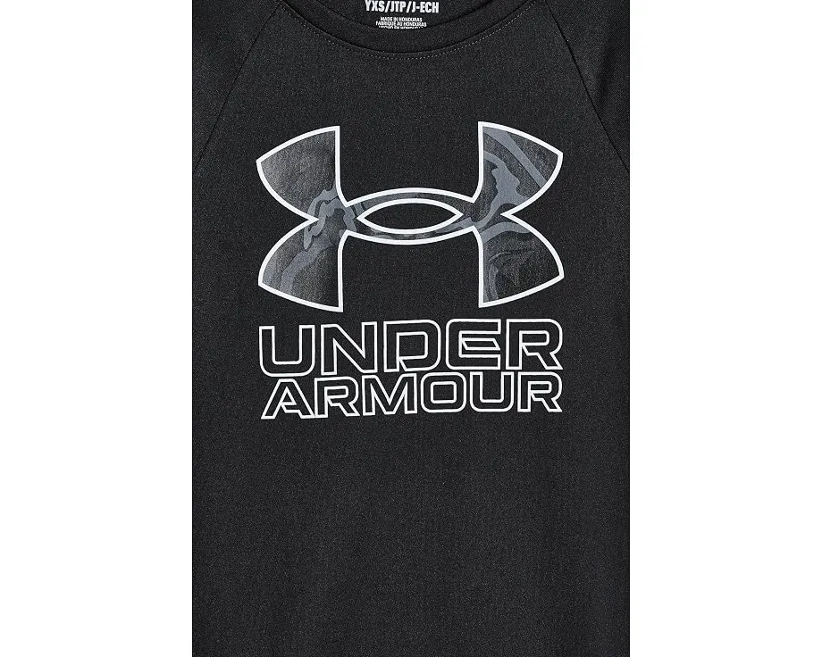 Футболка Under Armour Tech Hybrid Print с коротким рукавом для детей старшего возраста