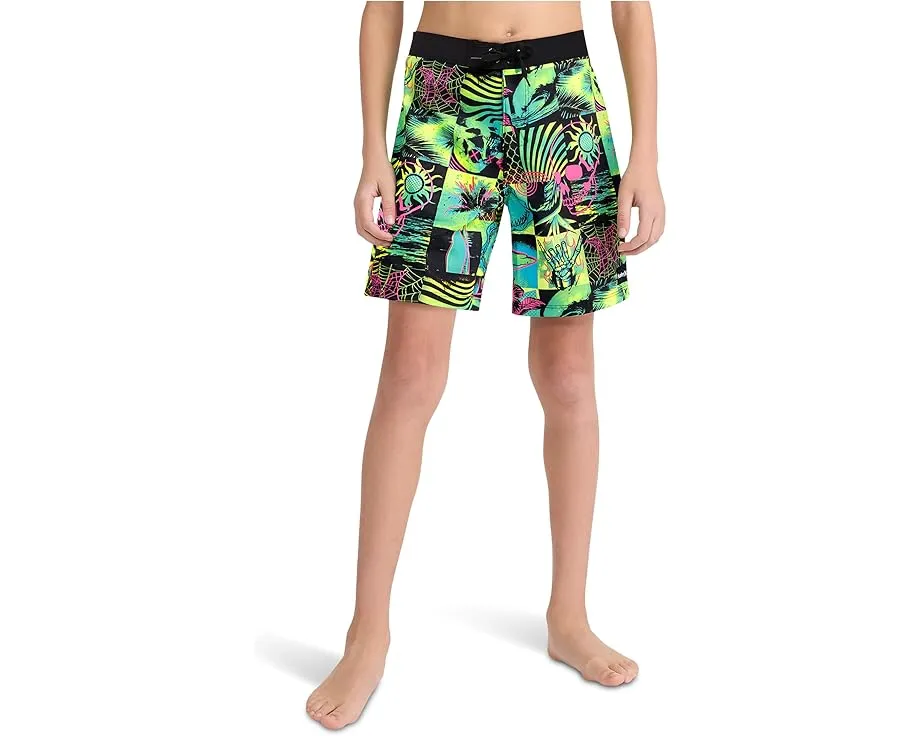 Шорты Hurley Kids Checker Doodle Boardshorts с графическим принтом