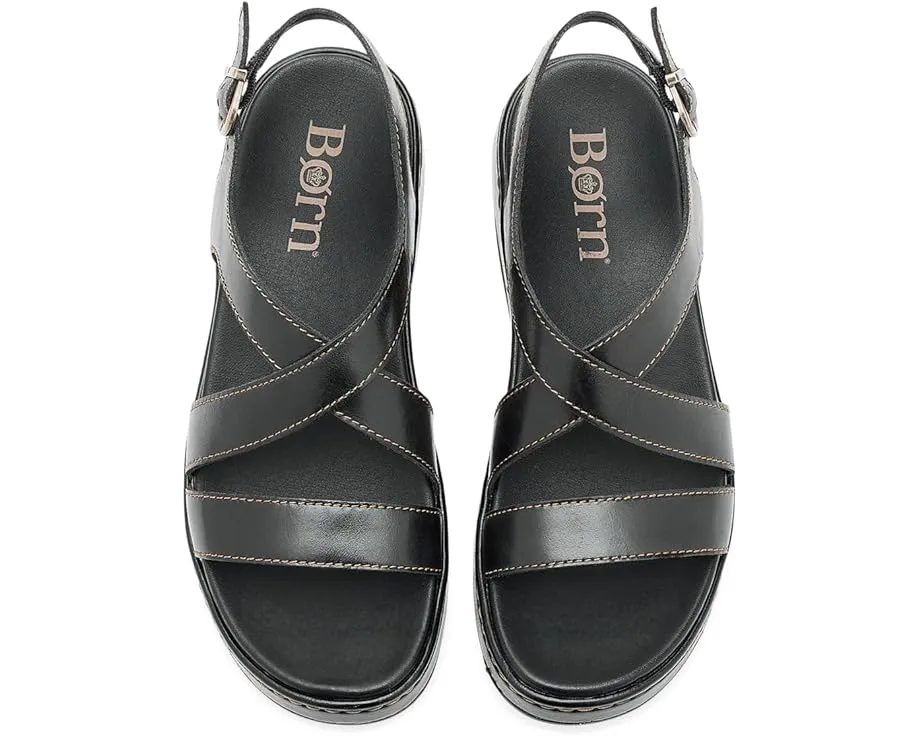 Сандалии Born Victoria с платформой и самозавернутым клином