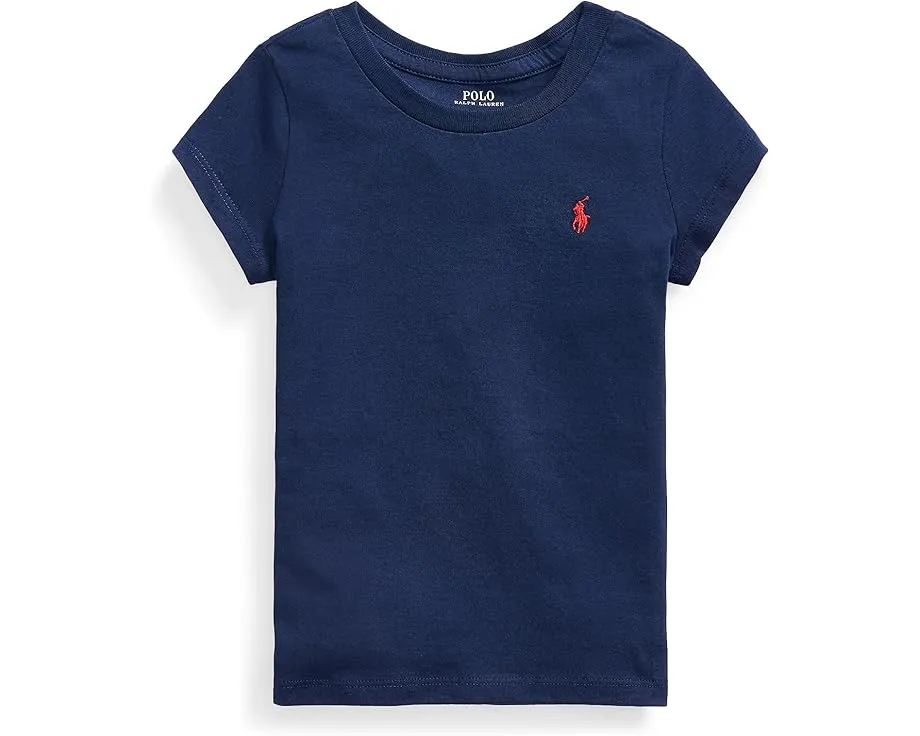 Футболка Polo Ralph Lauren Short Sleeve Jersey T-Shirt для малышей с круглым вырезом