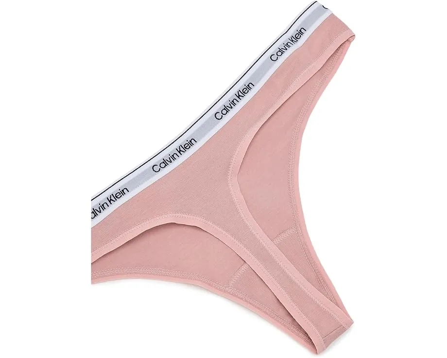 Calvin Klein Стринги Modern Logo 3 шт из мягкого хлопка