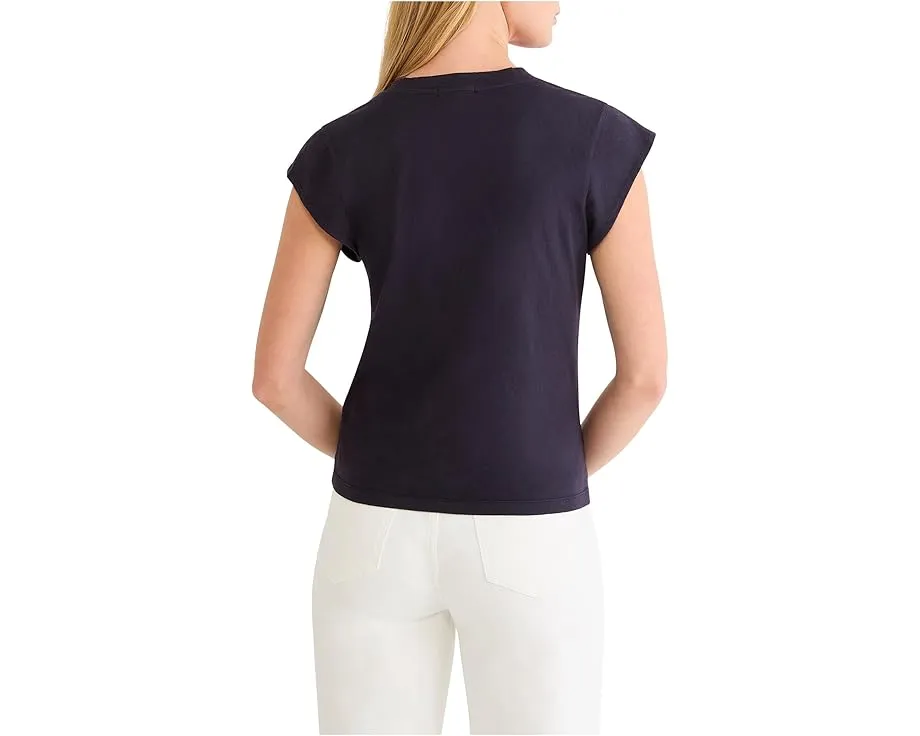 Футболка NIC+ZOE с коротким рукавом и V-образным вырезом из хлопка Supima