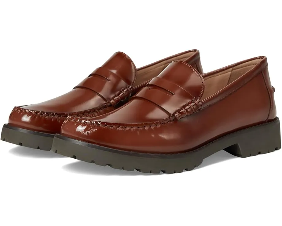 Лоферы Cole Haan Treena Lug с декоративной строчкой и подошвой из переработанной резины