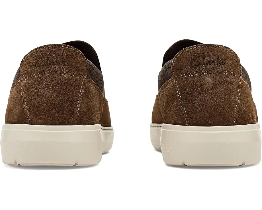 Лоферы Clarks Flexwell Step из комбинации кожи и замши с подошвой из ЭВА