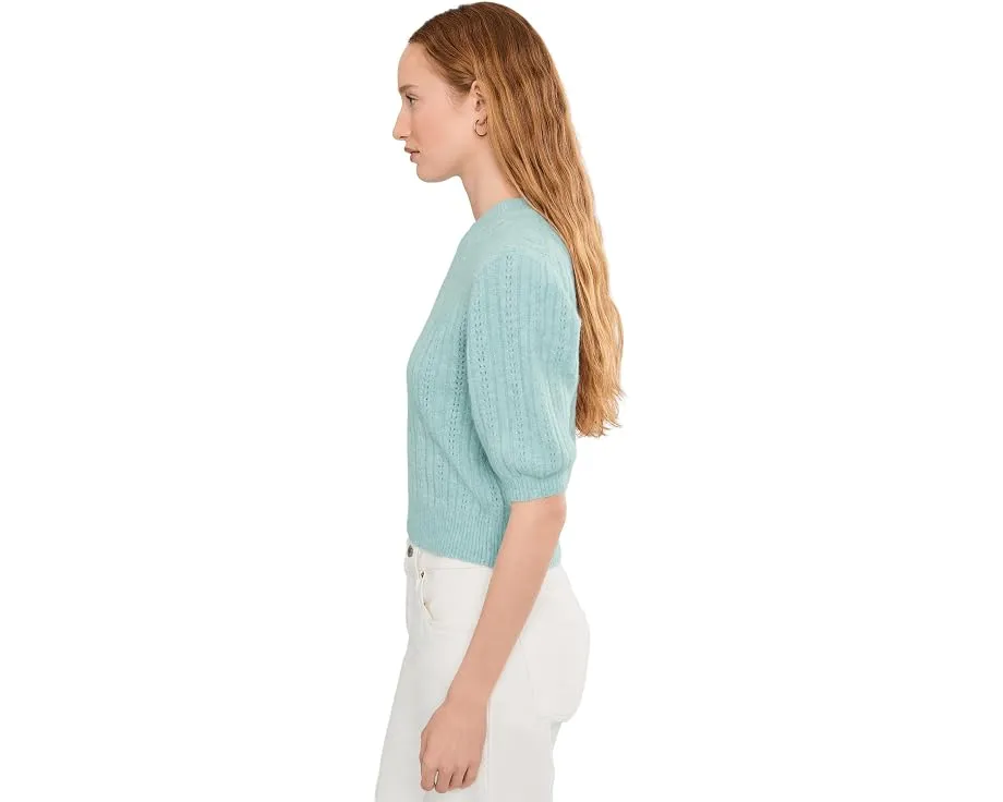Свитер Madewell Charm Stitch Hazel Twinset Tee с короткими рукавами и вязкой