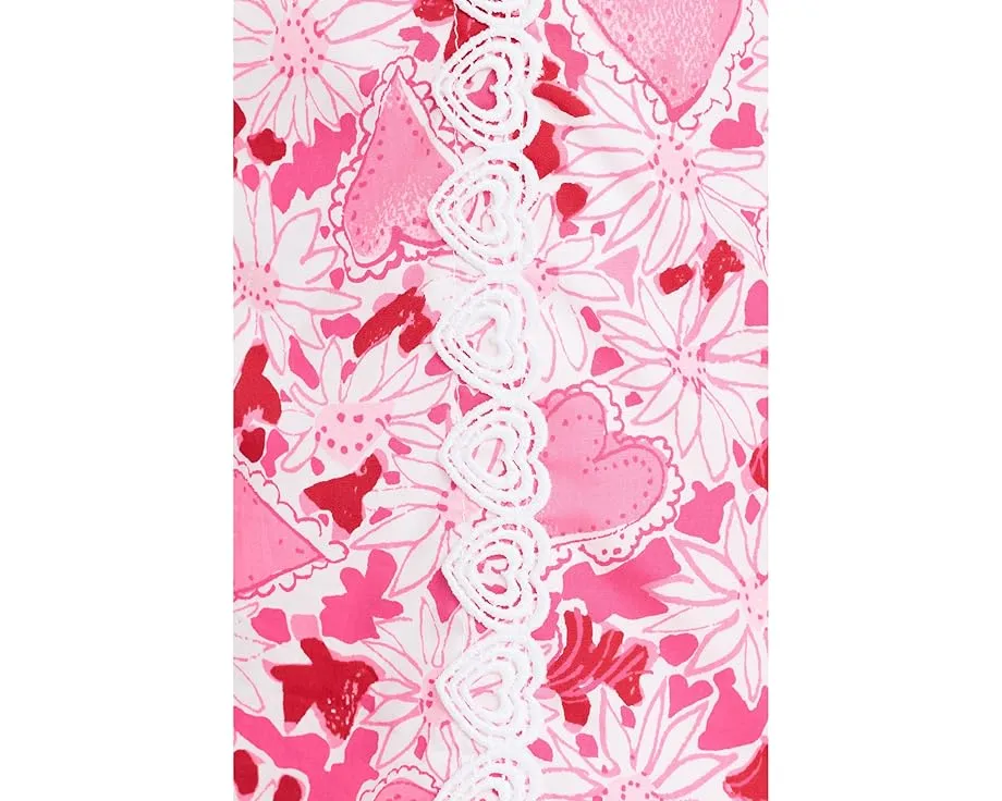 Lilly Pulitzer Kids шорты-юбка Mini Michelina с эластичной талией и цветочным принтом