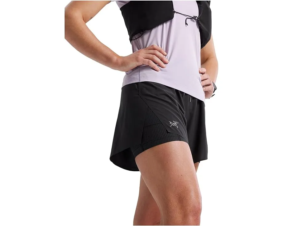 Беговые шорты Norvan Shorts 5" 2-in-1 со встроенным лайнером и вентиляцией Arc'teryx