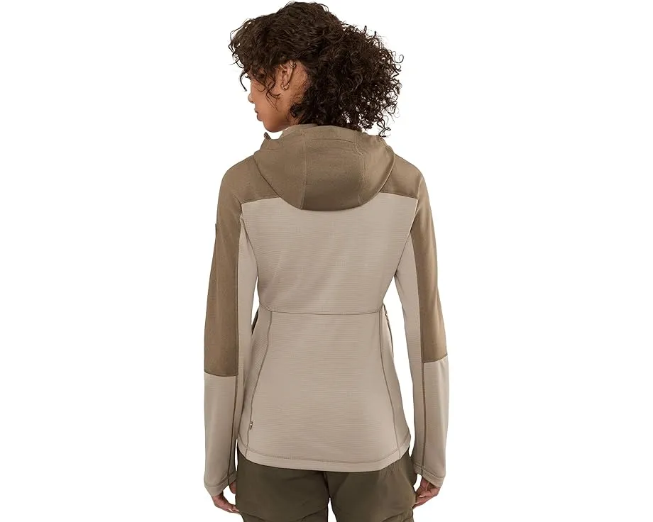 Толстовка Abisko Trail Fleece от Fjällräven с отводом влаги и капюшоном