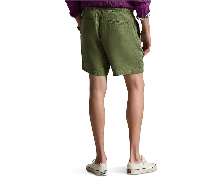 Шорты Polo Prepster из льна с длиной 15 см Polo Ralph Lauren