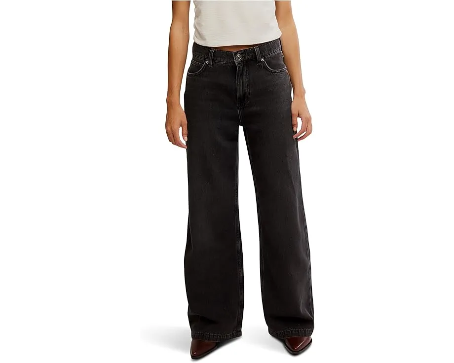 Джинсы Free People We The Free Stride Straight 'n Wide с прямым и широким кроем