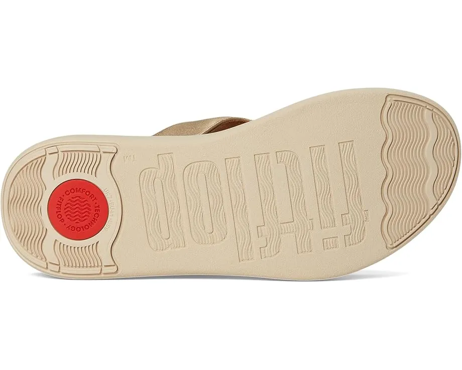 FitFlop Сандалии F-Mode Go Adjustable Flatform Toe-Post на платформе