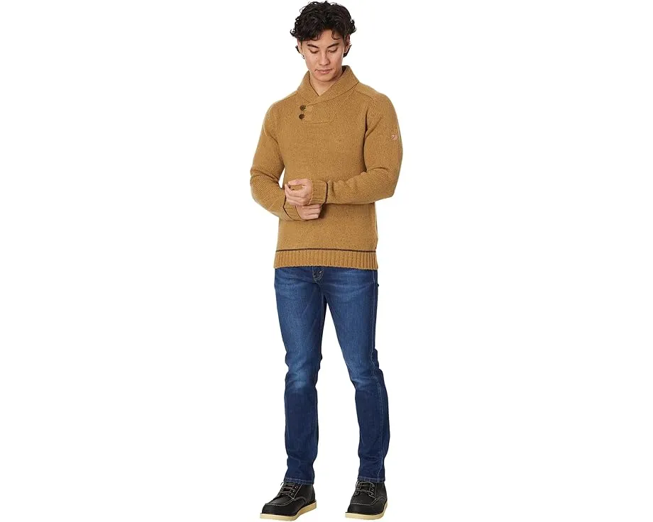 Fjällräven свитер Lada из шерсти ягненка с воротником шалькой