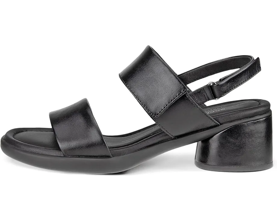 ECCO Босоножки Sculpted 35 Luxe Strap с открытым носком и каблуком-столбиком черные