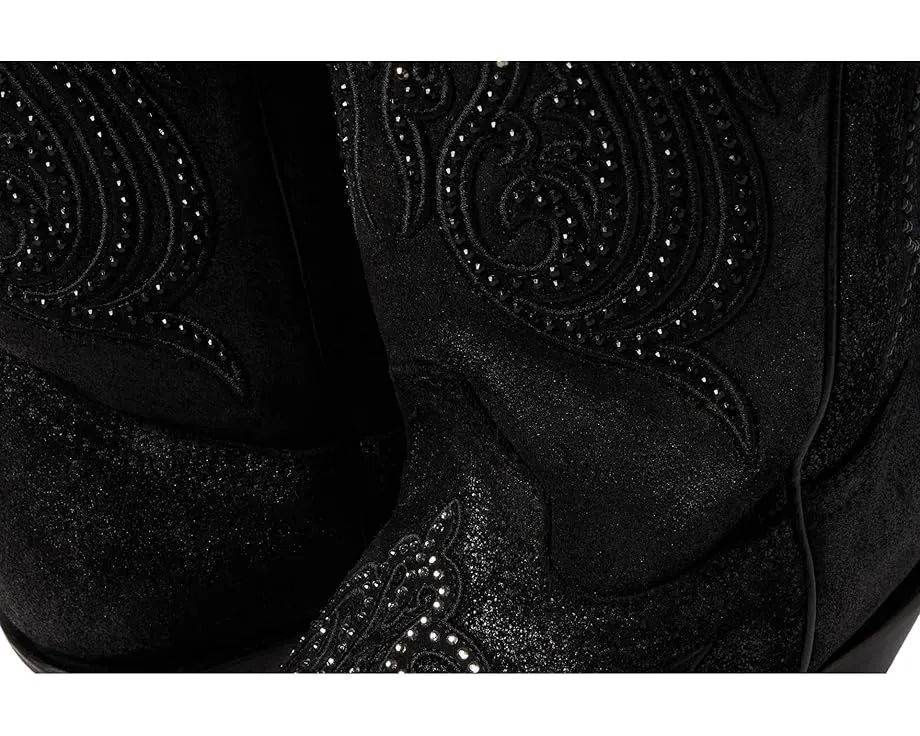 Высокие сапоги Corral C4097 до колена с кристаллами и кубинским каблуком