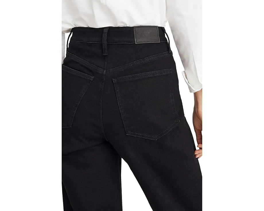Джинсы Madewell The Perfect Vintage Wide-Leg в черной стирке