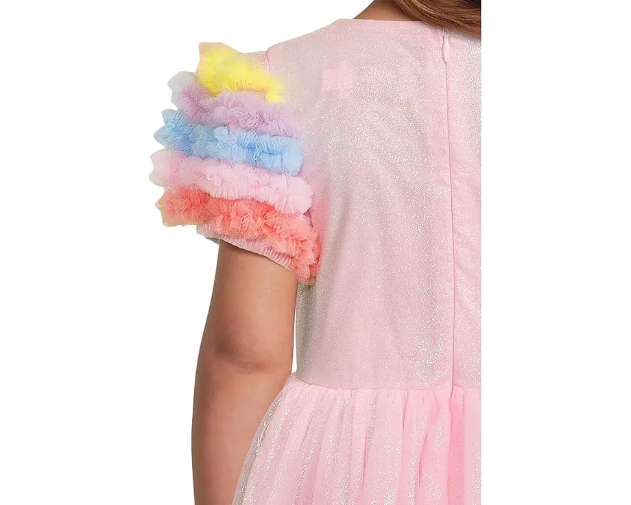 Платье Lola and The Boys с блестками и аппликацией в виде мороженого из тюля