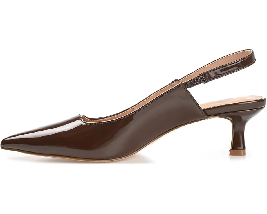 Туфли-лодочки Journee Collection Paulina с острым носком и ремешком на щиколотке