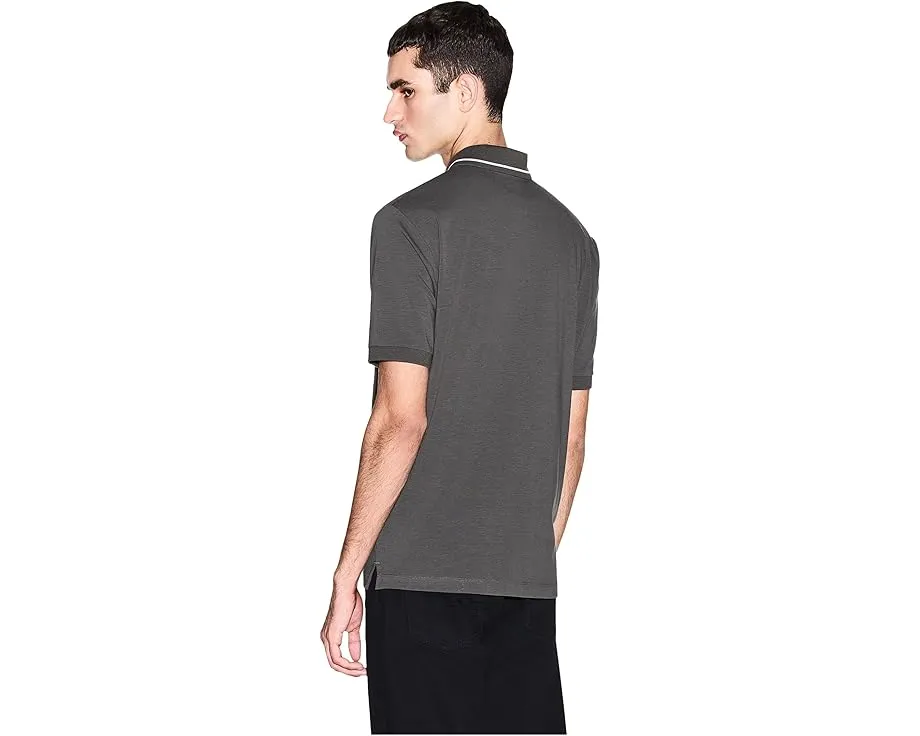Поло Milano New York Logo с контрастным принтом Armani Exchange
