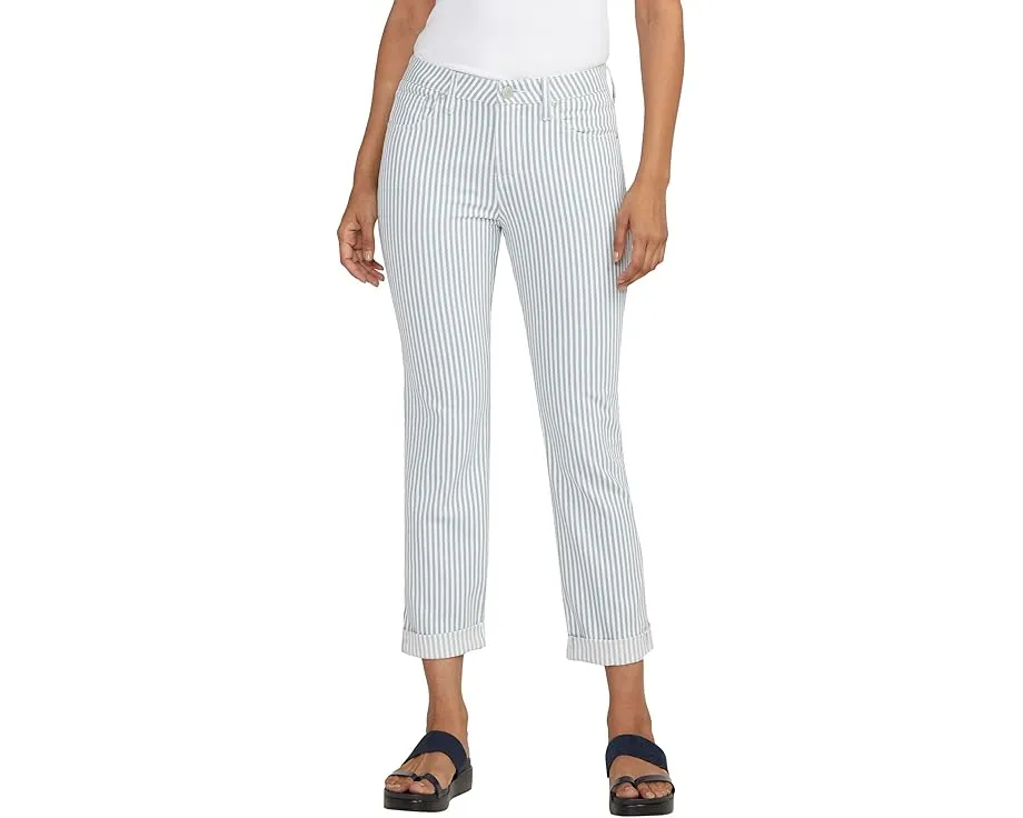 Джинсы Jag Jeans Carter Girlfriend с потертостями и классическим кроем