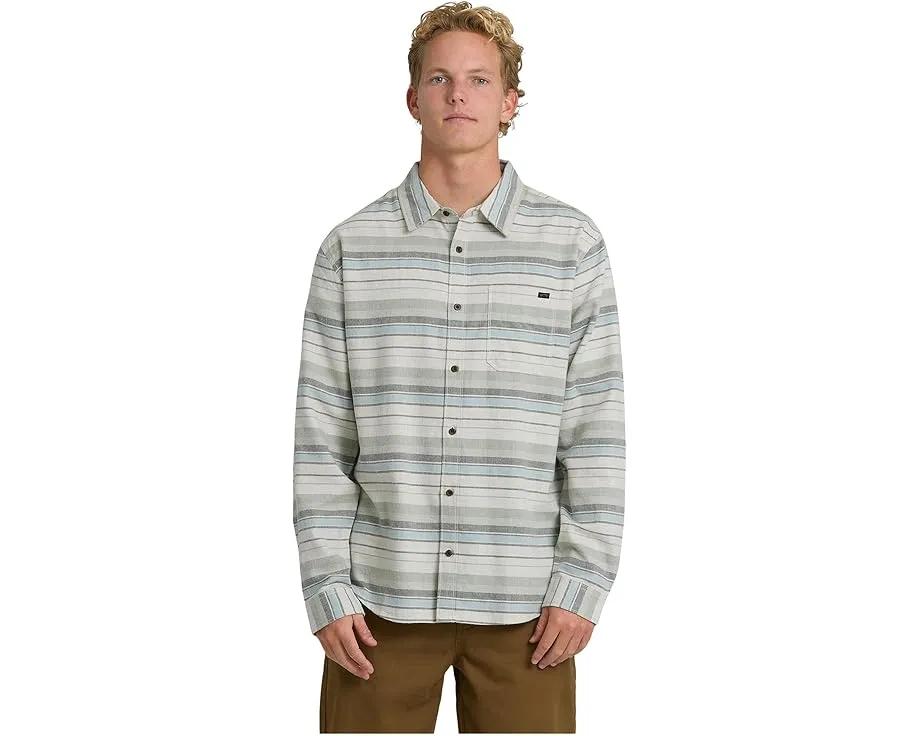 Фланелевая рубашка Billabong Coastline с эффектом состаренности и карманом на груди