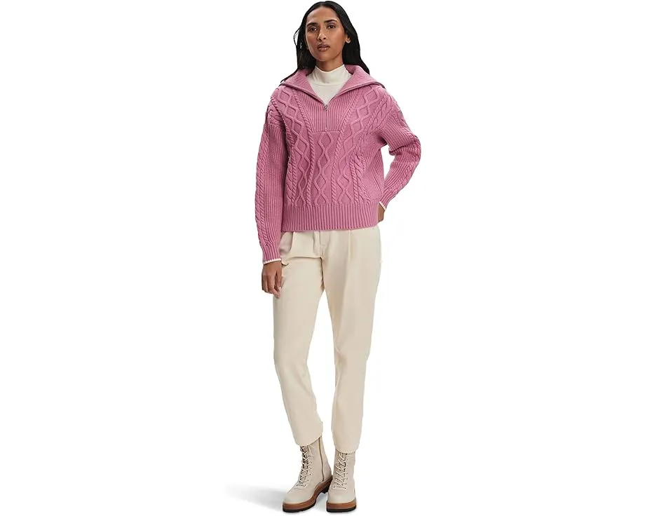 Свитер Varley Didi с косой и полузастежкой молнией в классическом крое