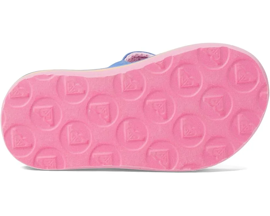 Roxy Vista Loreto детские шлепанцы с цветочным принтом на стельке