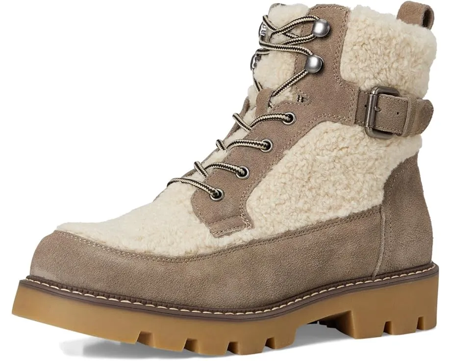 Зимние полусапожки Spring Step Namiko из искусственной овчины и замши на тракционной подошве