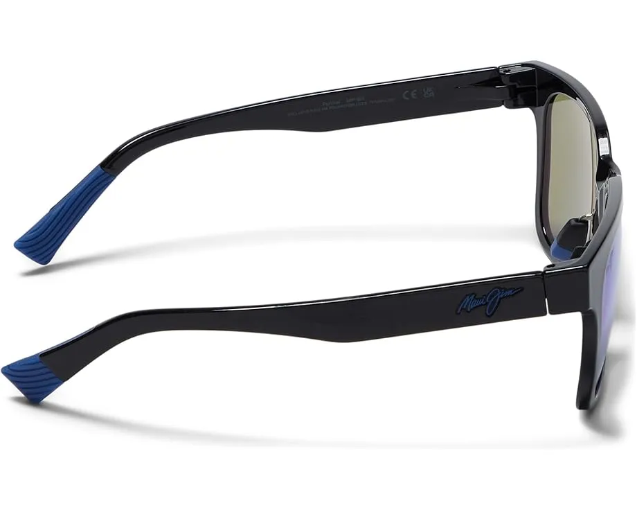 Солнцезащитные очки Maui Jim Punkikai формы кошачий глаз с футляром