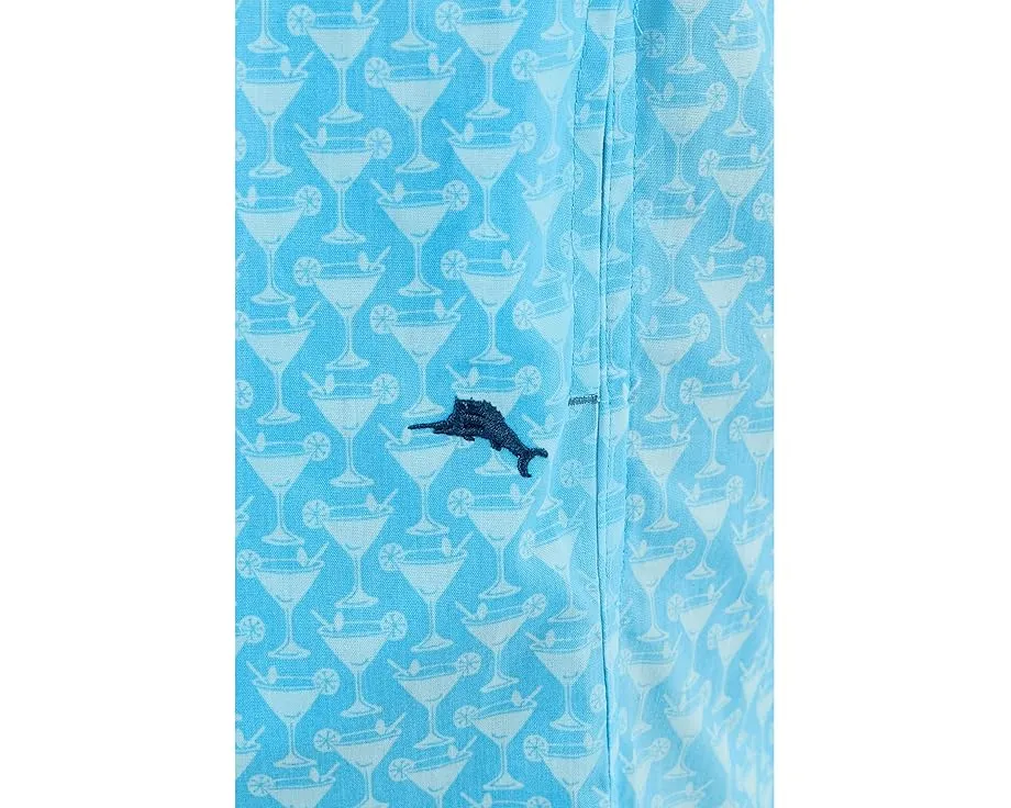 Пижамные штаны Tommy Bahama из хлопка с принтом и карманами