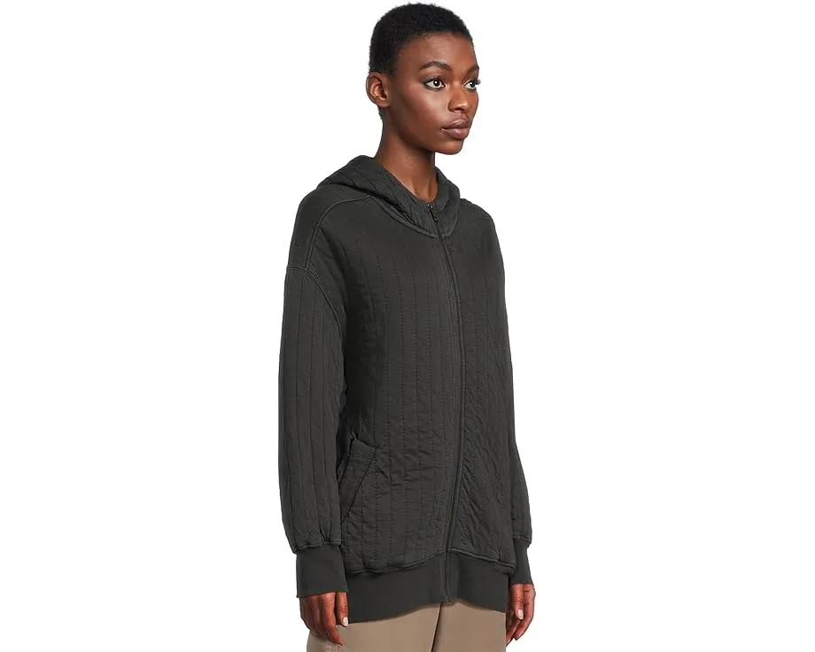 Куртка Prana Cedar and Sage с вертикальной стёжкой и капюшоном