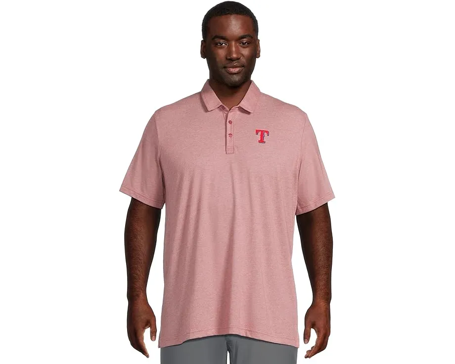 Поло TravisMathew Texas Rangers The Zinna с контрастным логотипом