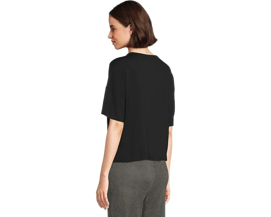 Футболка боксерского кроя с коротким рукавом из ультрамягкого джерси Barefoot Dreams