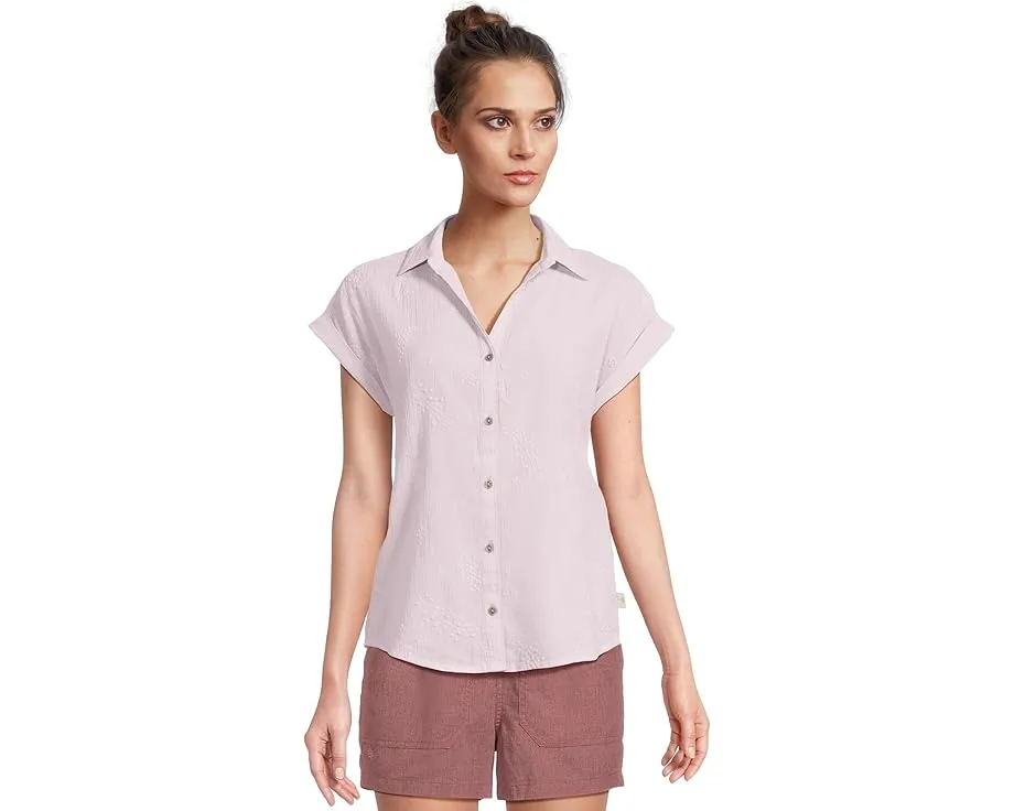 Рубашка Royal Robbins Oasis с коротким рукавом и вышивкой
