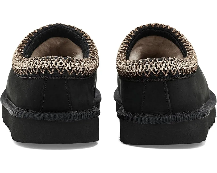 Слипоны UGG Tasman из нубука с мехом внутри