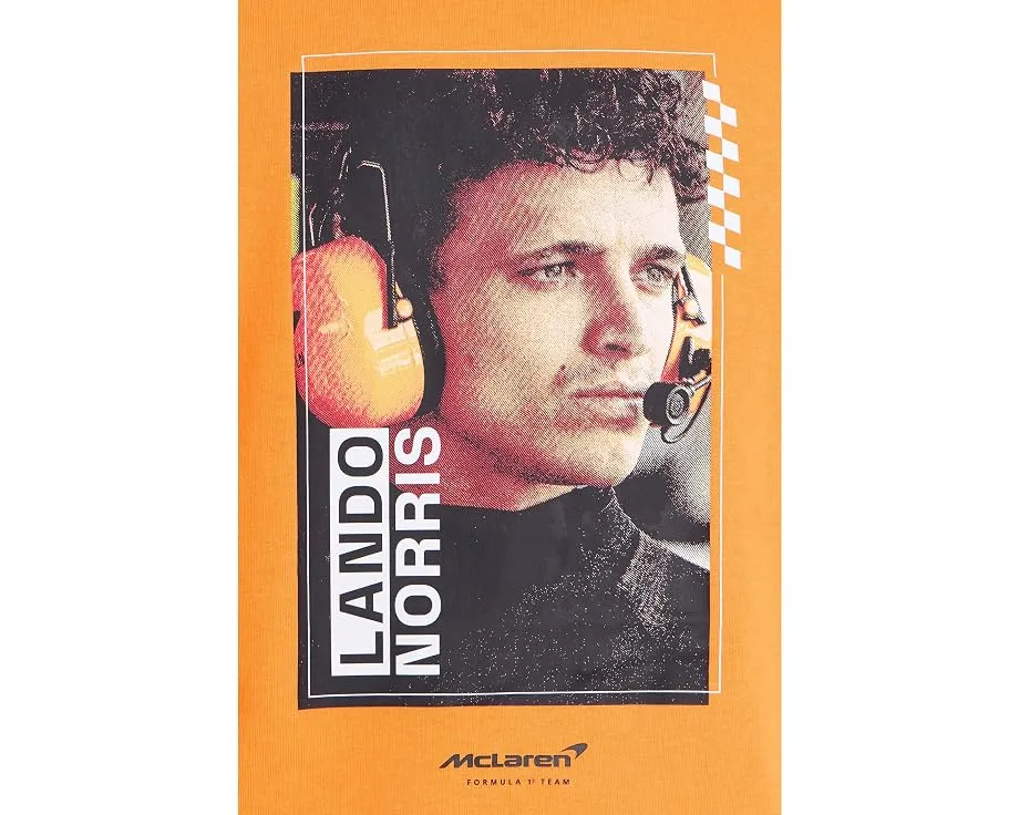 Puma Футболка McLaren Racing Lando Norris Driver Tee из хлопка