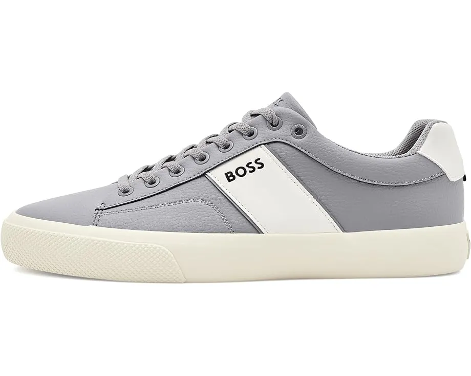 Кеды Aiden Logo Block из кожи от BOSS