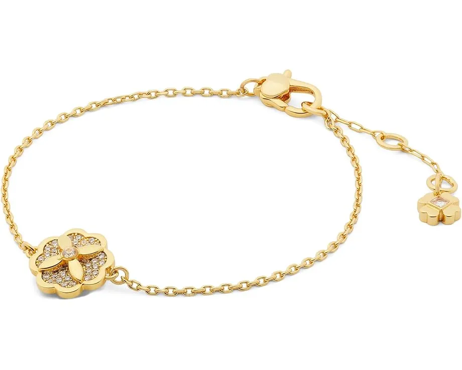 Kate Spade New York Heritage Bloom браслет с цветочным декором из циркония