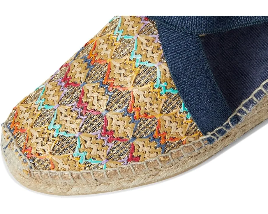 Эспадрильи Toni Pons Terra-Tt из разноцветной ткани с джутовым клином