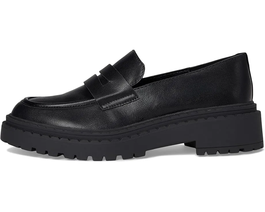 Rocket Dog Лоферы Perry черные на платформе с искусственной кожи и удобной стелькой