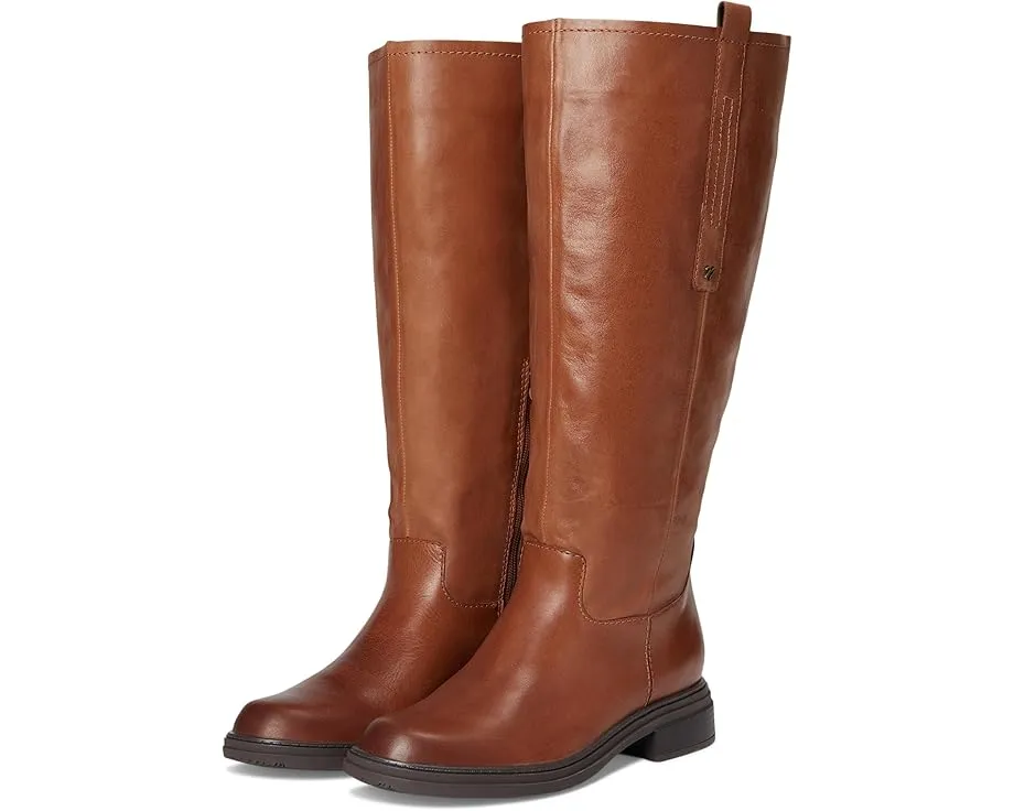 Высокие сапоги Ontime Wide Calf до колена с технологией Contour+ Comfort и прямым каблуком