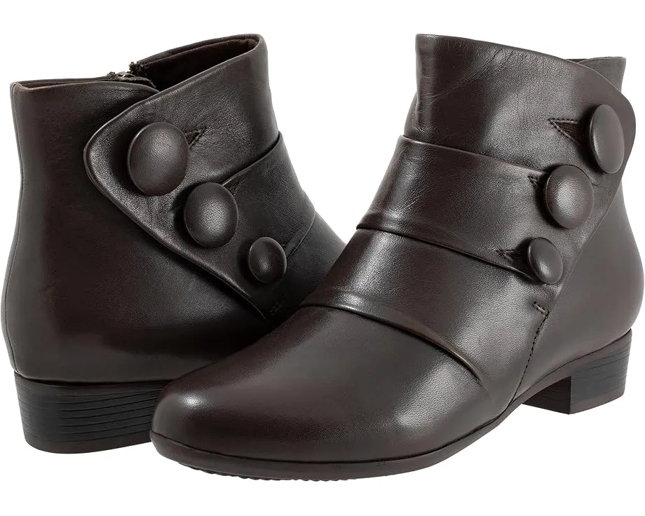 Ботильоны Trotters Mila на молнии с кнопками и съемной стелькой