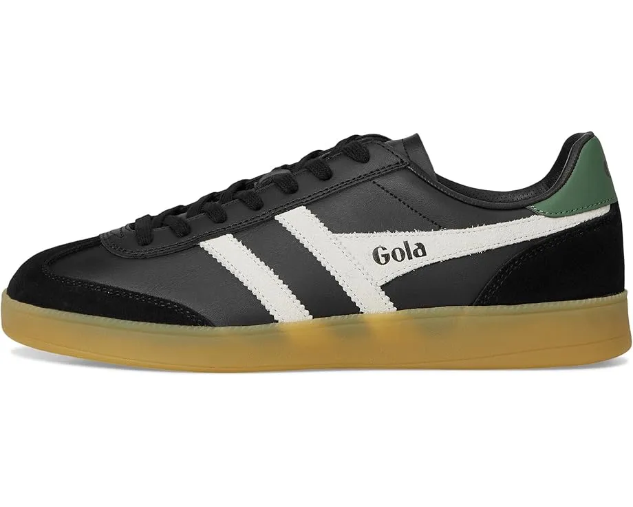 Кожаные кроссовки Gola Viper Leather с темной подошвой