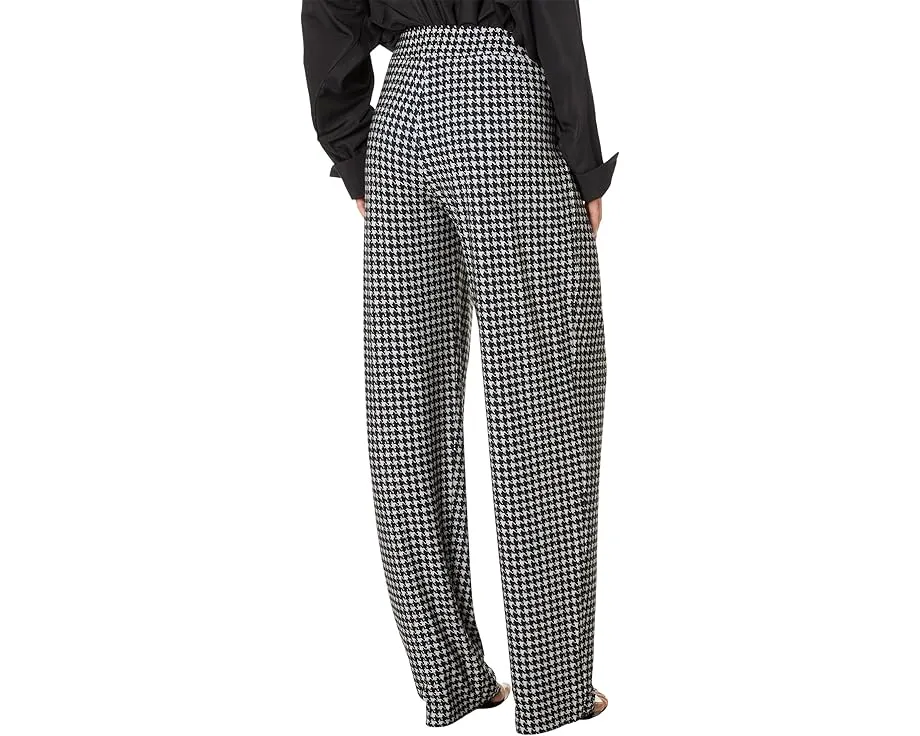 Norma Kamali Low Rise Pleated Trouser брюки с защипами на эластичном поясе