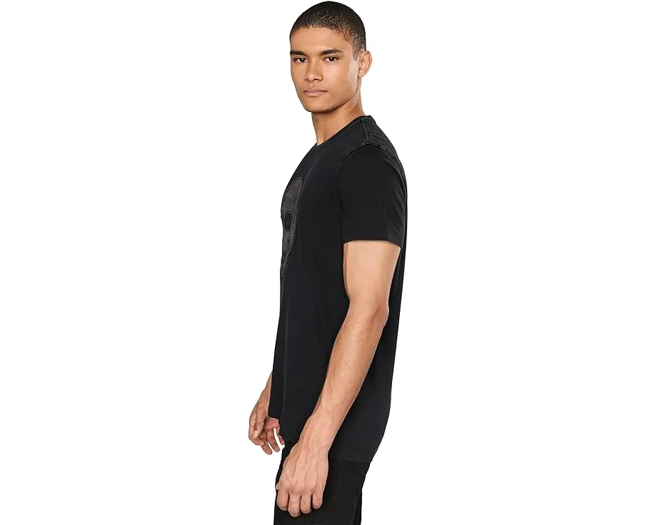 Футболка Applique Skull Tee с аппликацией John Varvatos